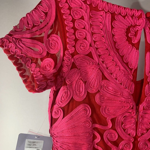 JS Collections SHORT SLEEVE MINI DRESS - Picture 7 of 8